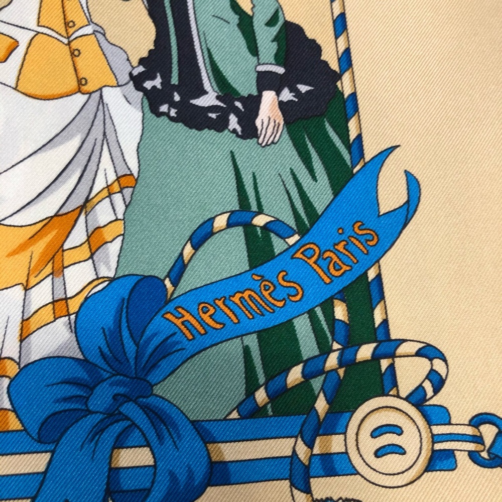"Ombrelles Et Parapluies" Hermès scarf - Picture 3 of 6